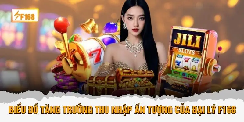 Biểu đồ tăng trưởng thu nhập ấn tượng của đại lý F168